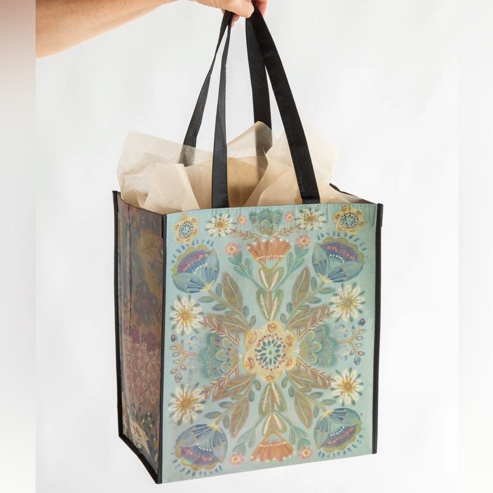 Folk Flowers Bags, Set of 2 (L/XL)